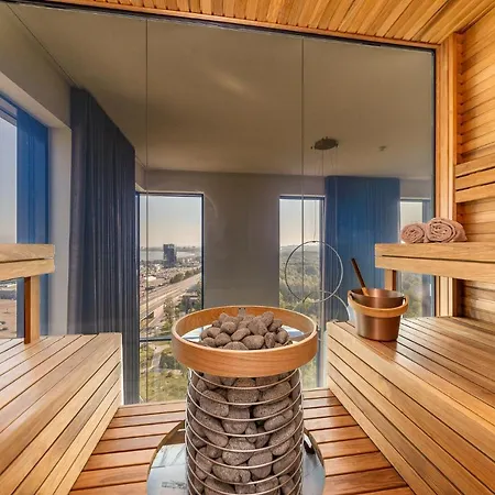 アパート Elegant Seaview Penthouse 3br Ensuite Luxury Retreat With Sauna And Free Parking *