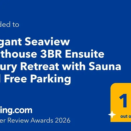 Elegant Seaview Penthouse 3br Ensuite Luxury Retreat With Sauna And Free Parking * Ταλίν