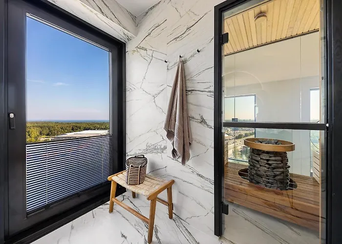 Апартаменты Elegant Seaview Penthouse 3br Ensuite Luxury Retreat With Sauna And Free Parking Таллин