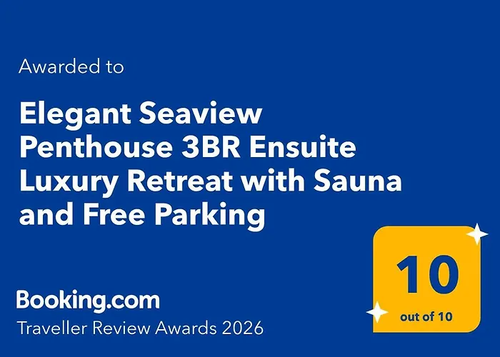 Elegant Seaview Penthouse 3br Ensuite Luxury Retreat With Sauna And Free Parking * Таллин